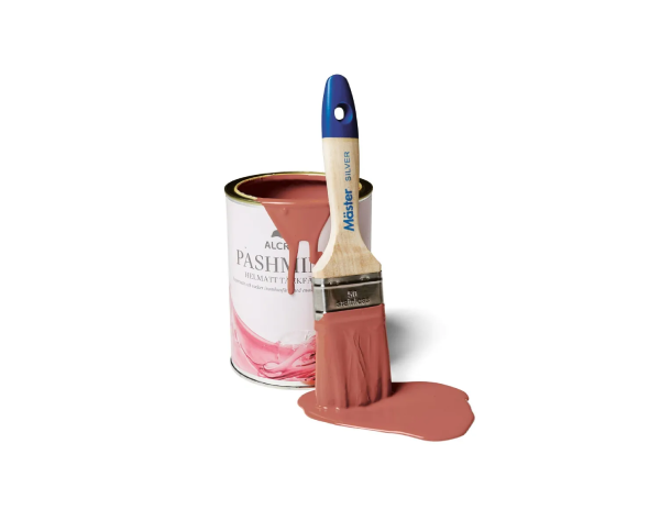 En burk med Alcro Pashmina målarfärg