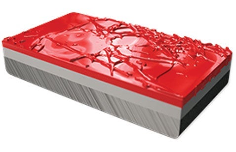 Cobwebbing detail swatch