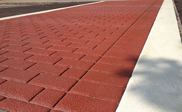 TrafficPatterns in a brick design