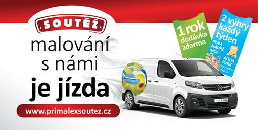 Upoutávka na soutěž Malování s námi je jízda