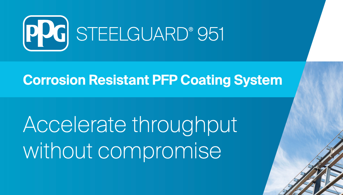 PPG STEELGUARD 951 intumescent coating product brochure cover