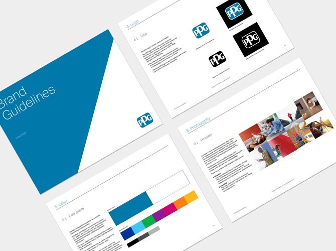 PPG brand guidelines examples