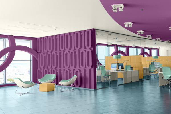 un'immagine decorativa che rappresenta un ufficio