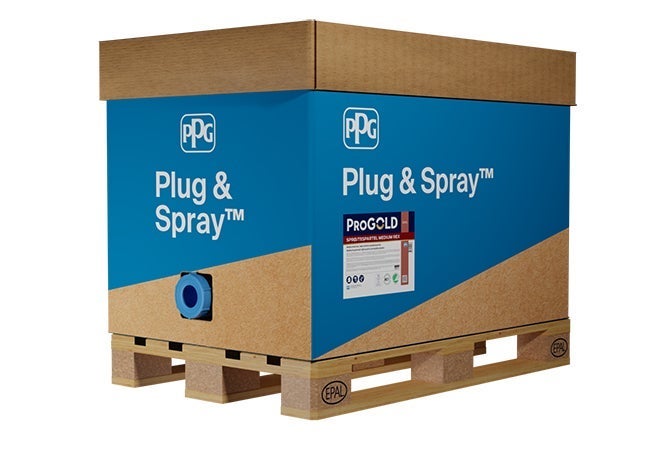 PPG Plug & Spray plastering solution