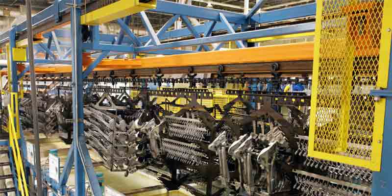 A machine in a factory