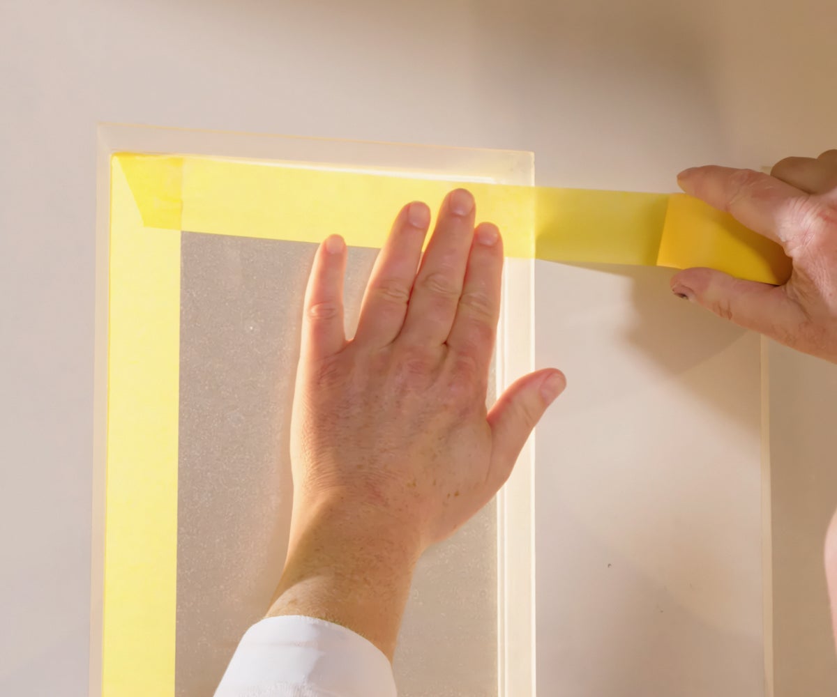 Schuren en afplakken