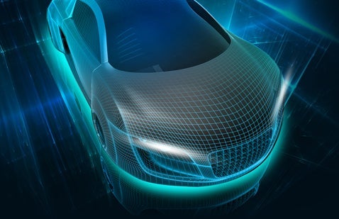 Car design using luminous colors