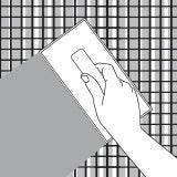 Apply second pass of basecoat to enclose Stormshield Mesh Cloth and to a total thickness of 6mm and work to a plain faced finish.