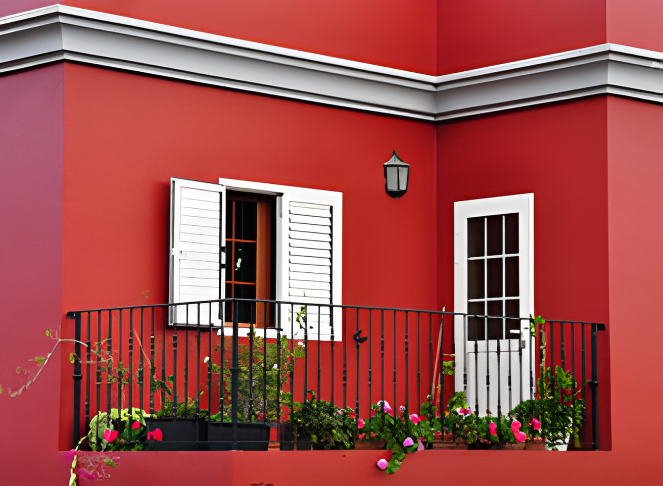 Previously Painted Exterior Walls