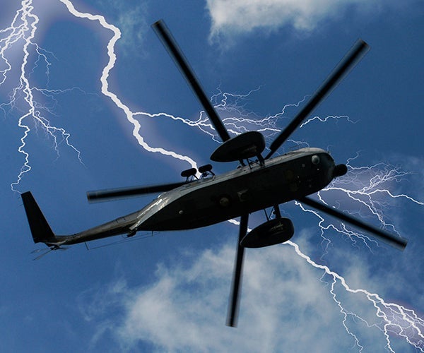 PPG aerospace engineered materials lightning strike helicopter