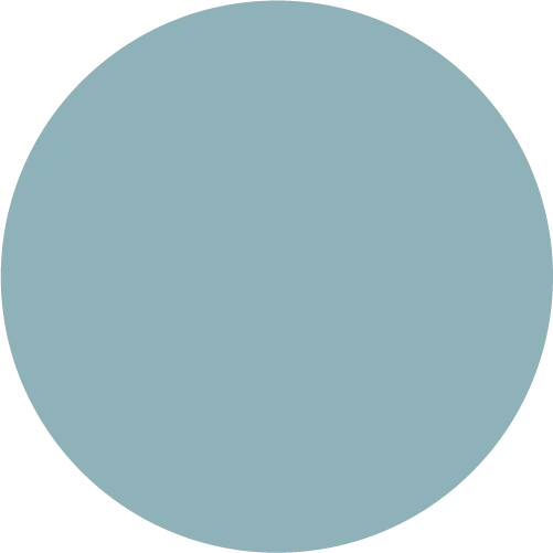Un círculo azul sobre fondo negro