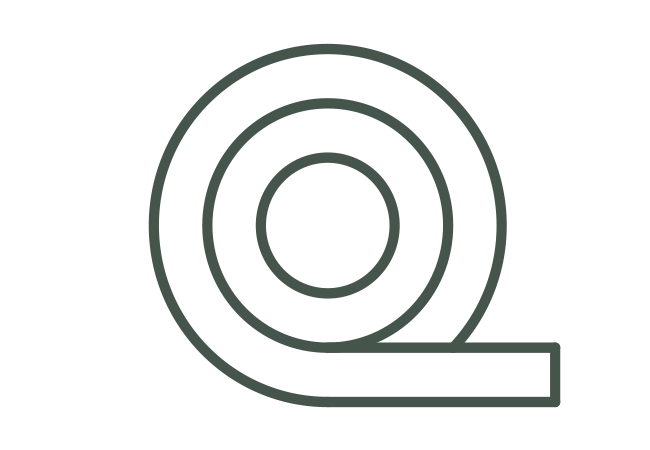 Circle icon to represent the coil segment