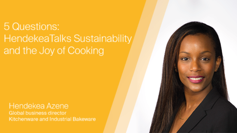 Hendekea Azene, our global business director for Kitchenware and Industrial Bakeware, joined PPG in 2017 after working in aerospace and the chemical industry. We recently chatted with Hendekea about the business, her essential recipes and her excitement about low-VOC technology.