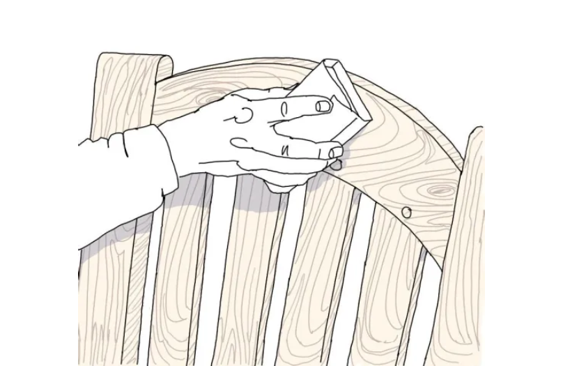 Slipa möbler innan målning - Alcro