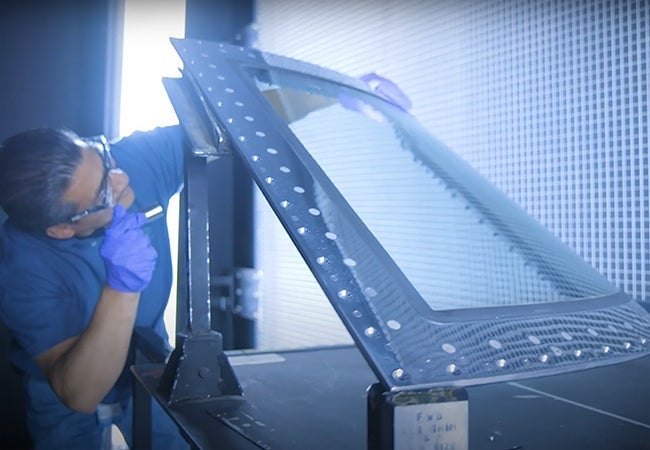 Aerospace transparencies technology illustrative image