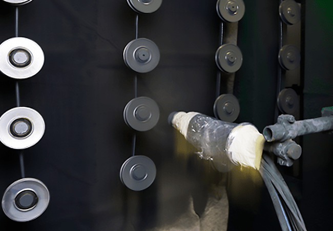 Liquid coating process application