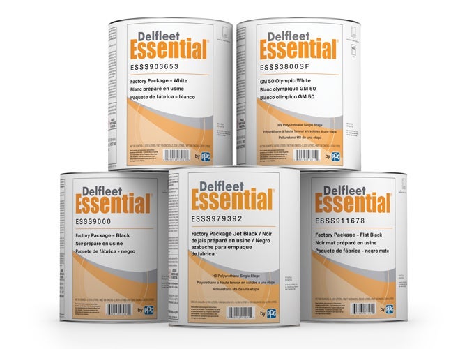 PPG Delfleet Essential products stacked