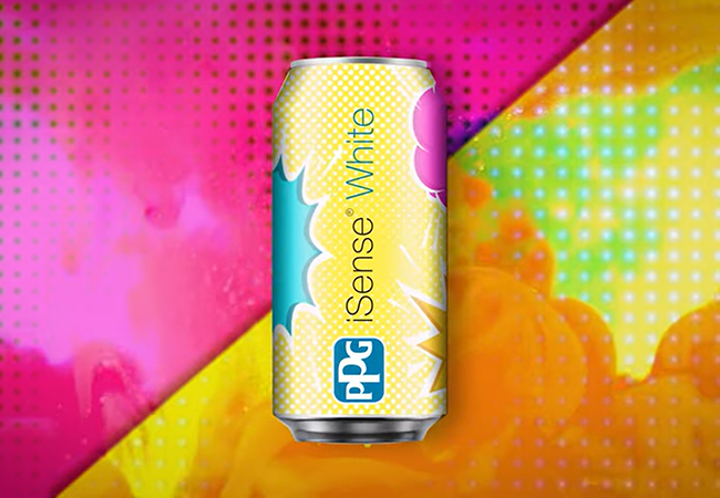 PPG iSense packaging coatings line