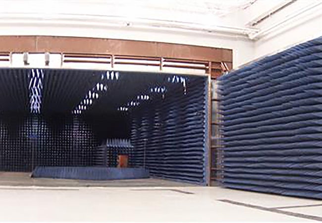 PPG aerospace engineered materials anechoic chamber