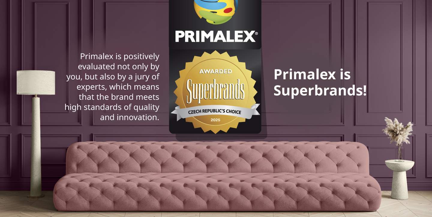 Primalex is a super brand homepage banner