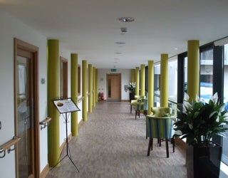 Interior view of a care home.