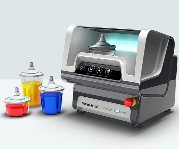 PPG Mix'n'Shake device and cups