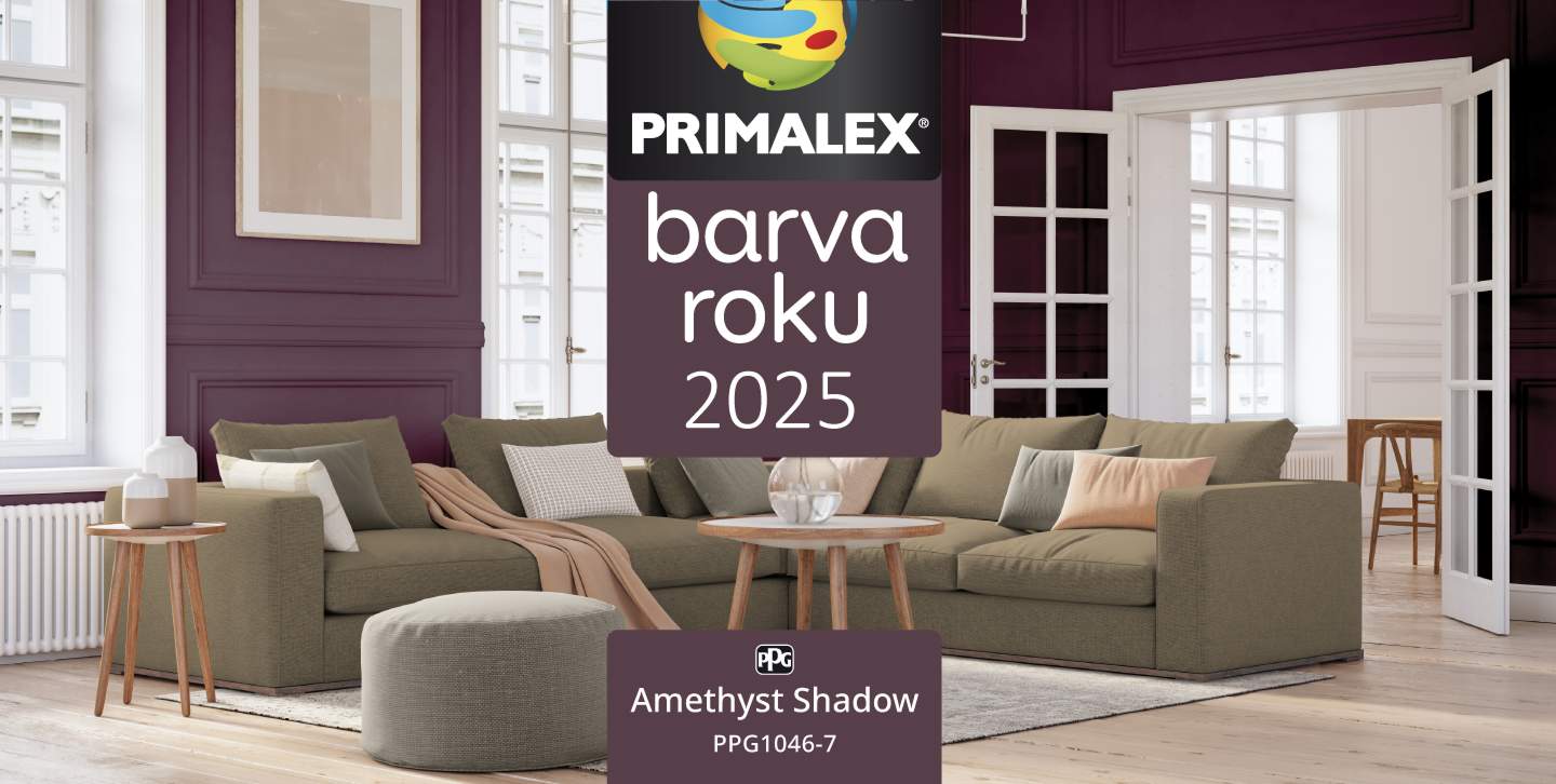Barva roku 2025 Primalex homepage banner