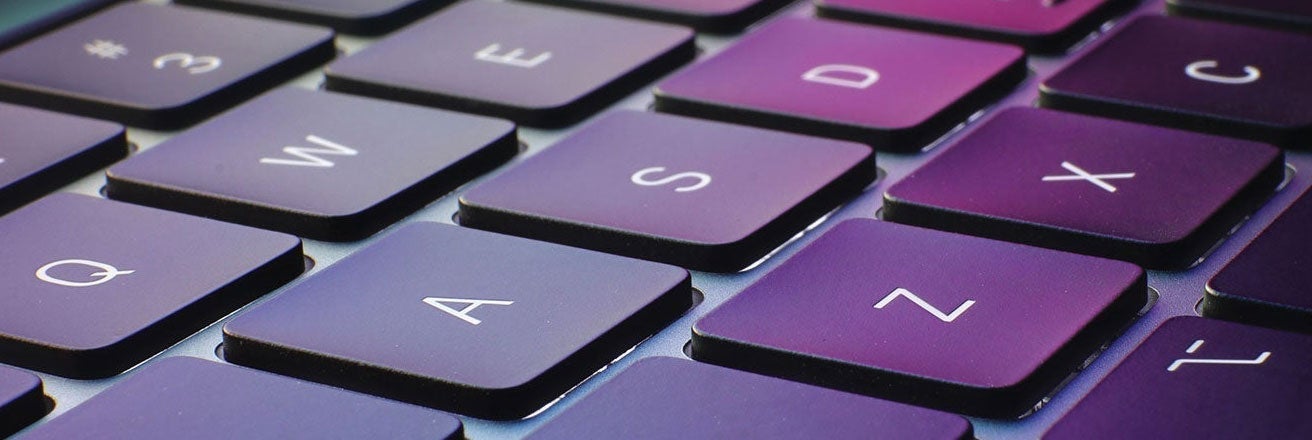 Close-up of keyboard keys