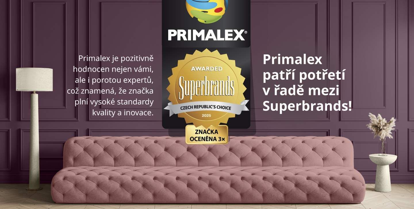 Primalex is a superbrand homepage banner