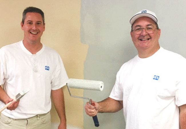 Joey Logano and Team Penske volunteering in Charlotte, North Carolina 