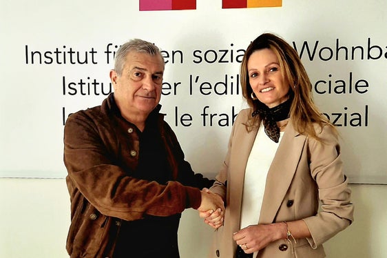 Direttore del Comprensorio sanitario di Bolzano, Umberto Tait e la Presidente Ipes Francesca Tosolini