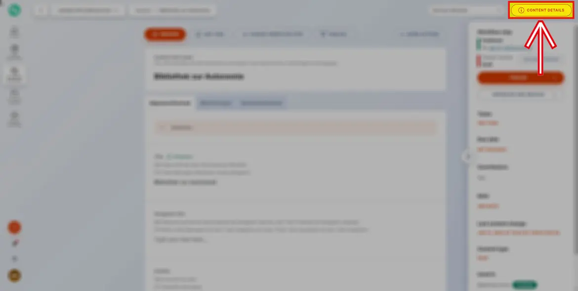 Button „Content details“ Button „Content details“