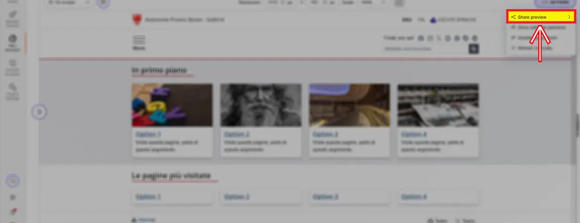 Bottone Share preview Bottone Share preview
