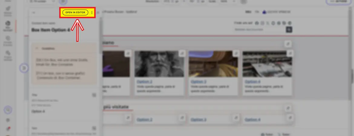 Button „Open in Editor“ Button „Open in Editor“