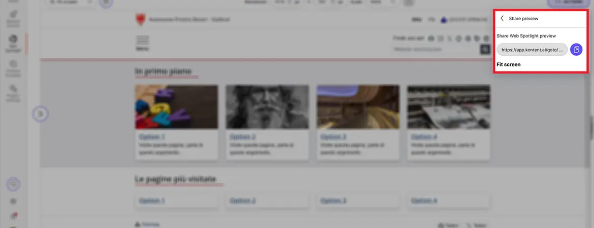 „Share preview“: Detail „Share preview“: Detail