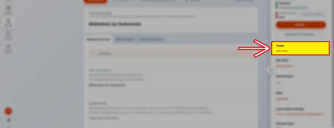 Bereich „Content details“: Tasks Bereich „Content details“: Tasks