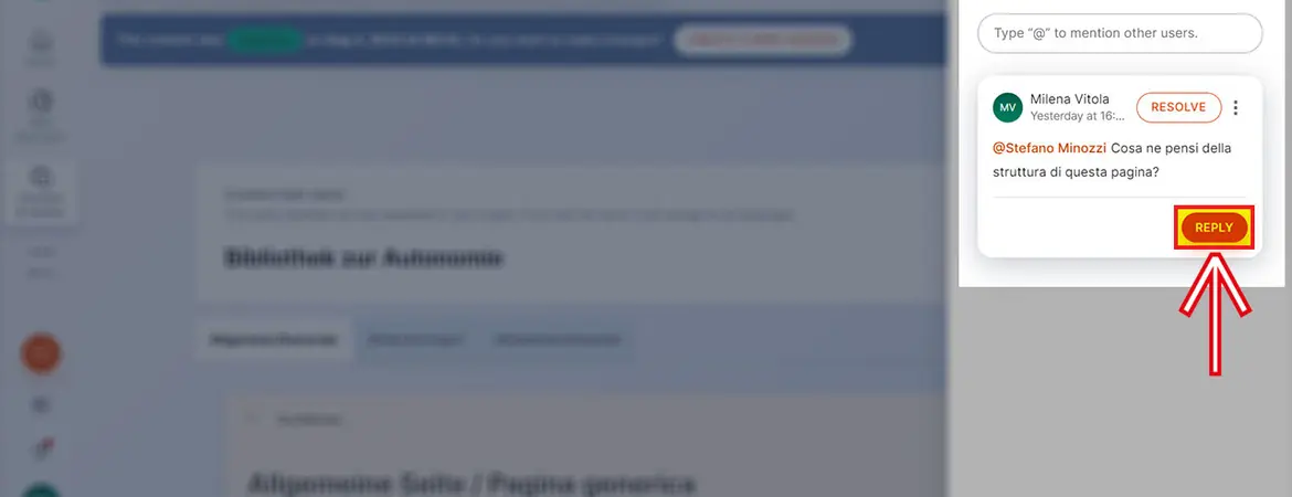 „Show discussion (reply)“ „Show discussion (reply)“