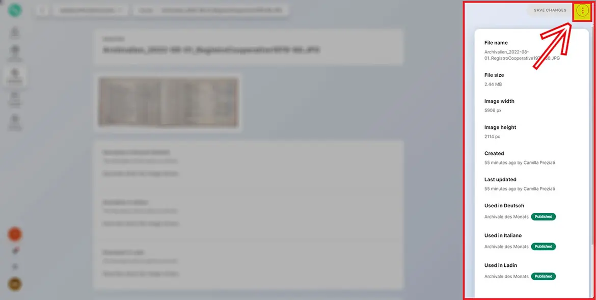 Asset herunterladen Asset herunterladen