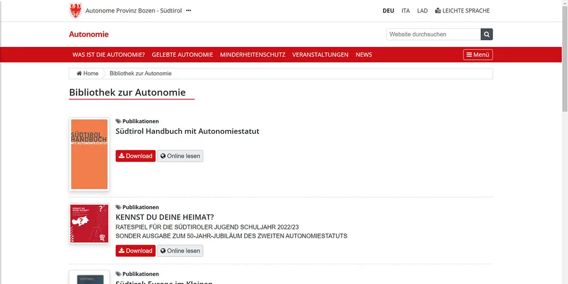 Modul „Publication Container“ (Online-Version) Modul „Publication Container“ (Online-Version)