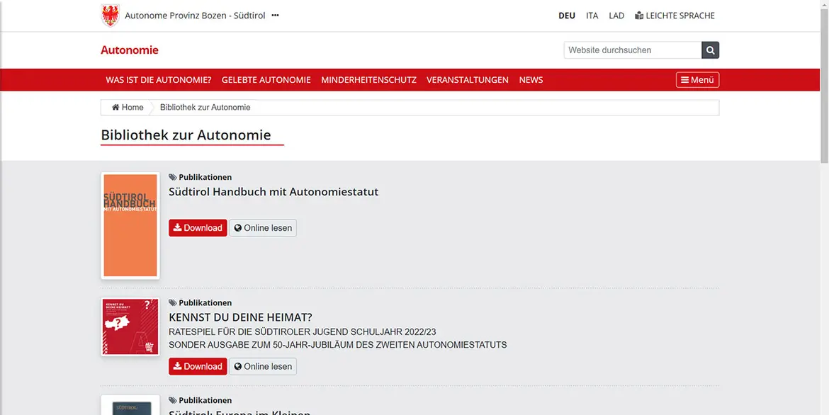 Modul „Publication Container“ mit „background type“ „grey“ Modul „Publication Container“ mit „background type“ „grey“