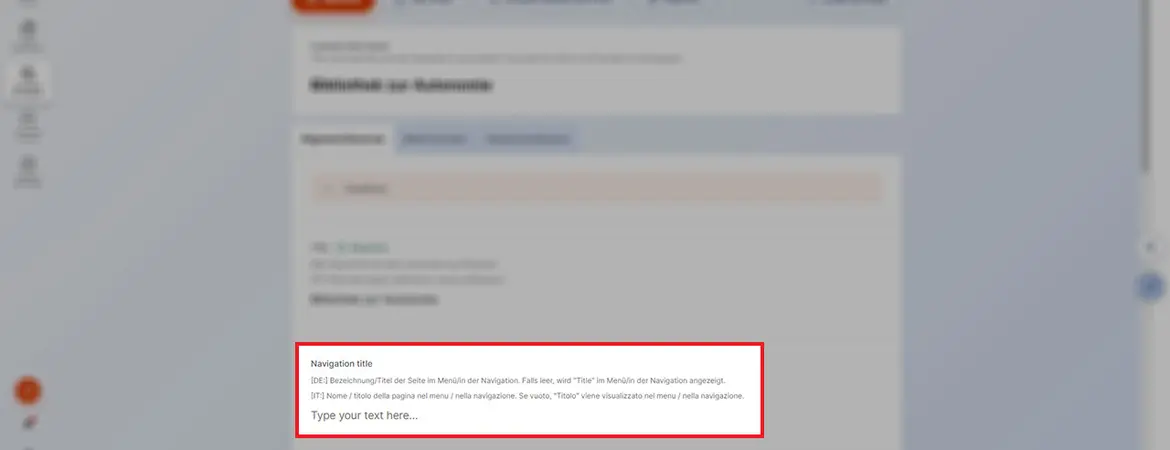 „Navigation title“ „Navigation title“