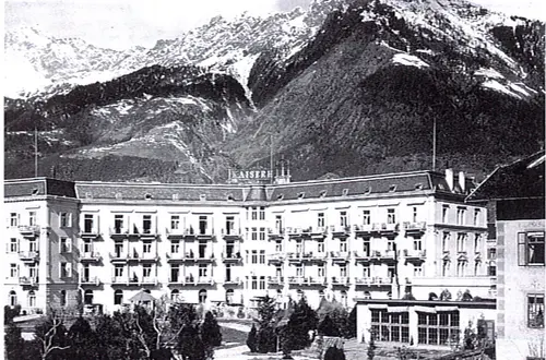 Außenansicht Kaiserhof vom Süden um 1905 Außenansicht Kaiserhof vom Süden um 1905