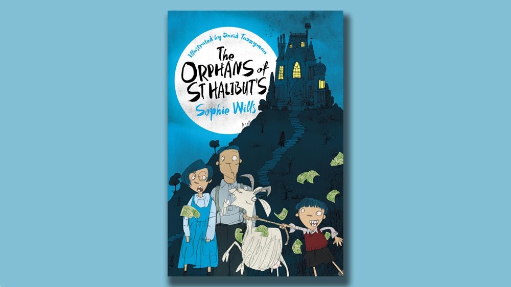 The Orphans of St Halibut's by Sophie Wills and Illustrated by David Tazzyman Book Cover