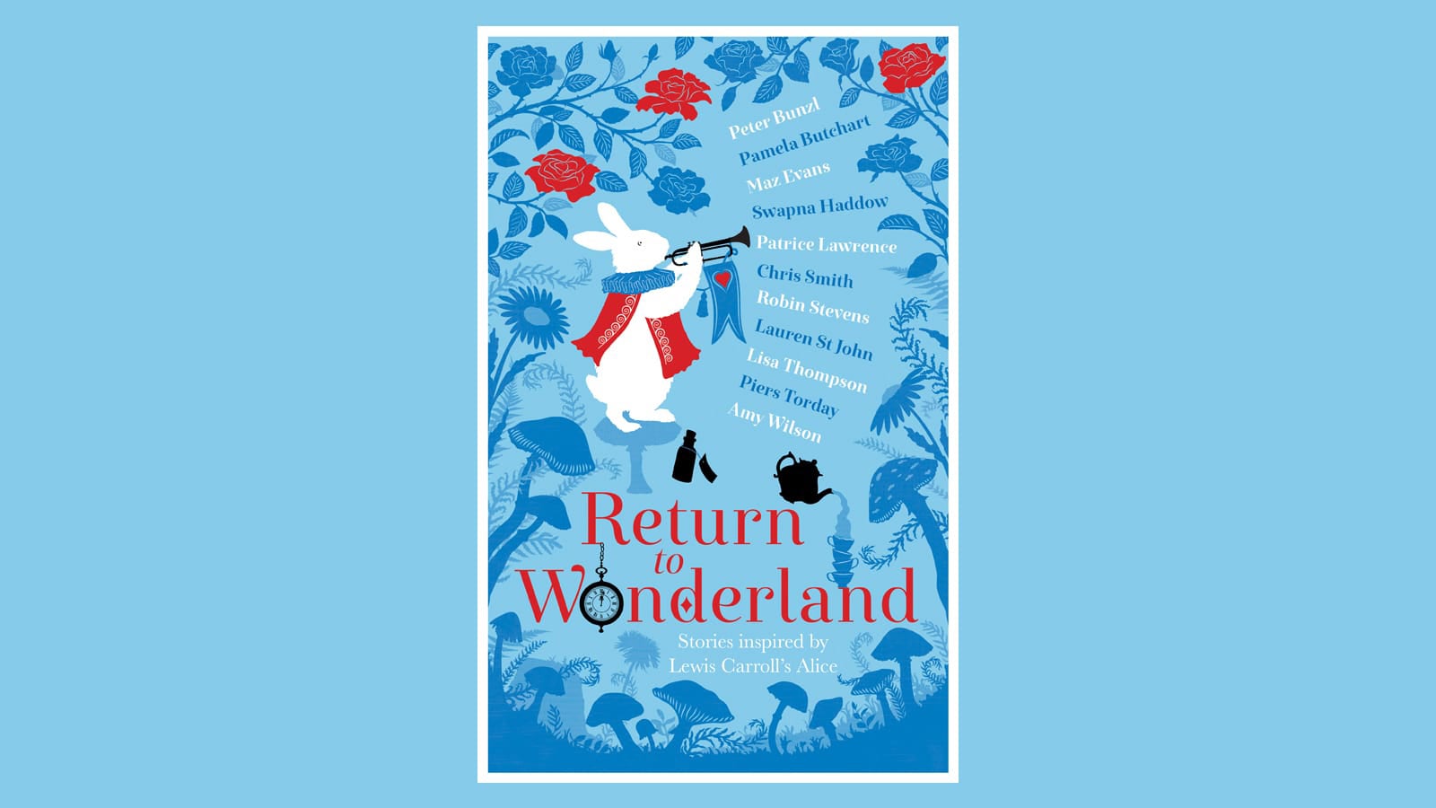 Book cover for the Return to Wonderland - stories inspired by Lewis Carroll