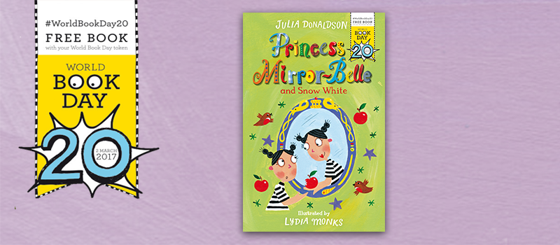 Princess Mirror-Belle and Snow White by Julia Donaldson and Lydia Monks book cover