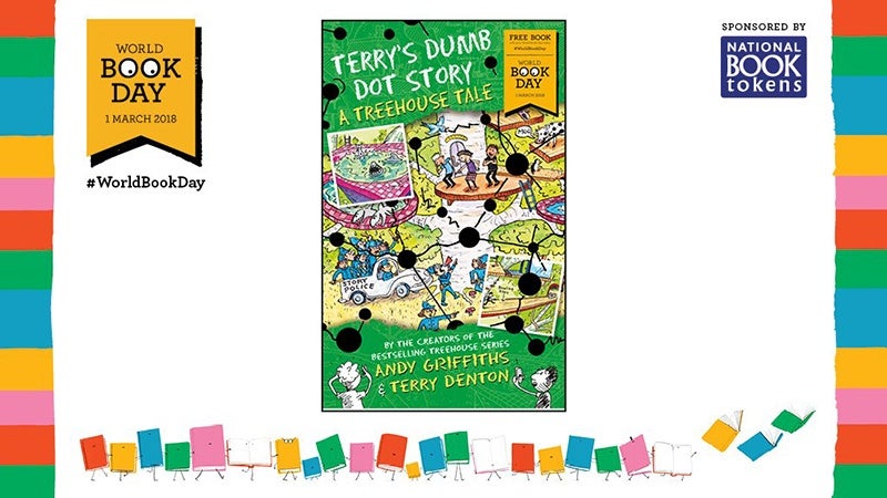Cover of the World Book Day book Terry's Dumb Dot Story: A Treehouse Tale