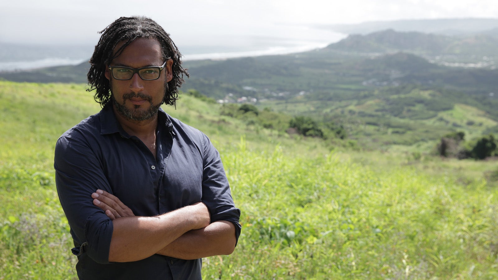 Portrait of author David Olusoga