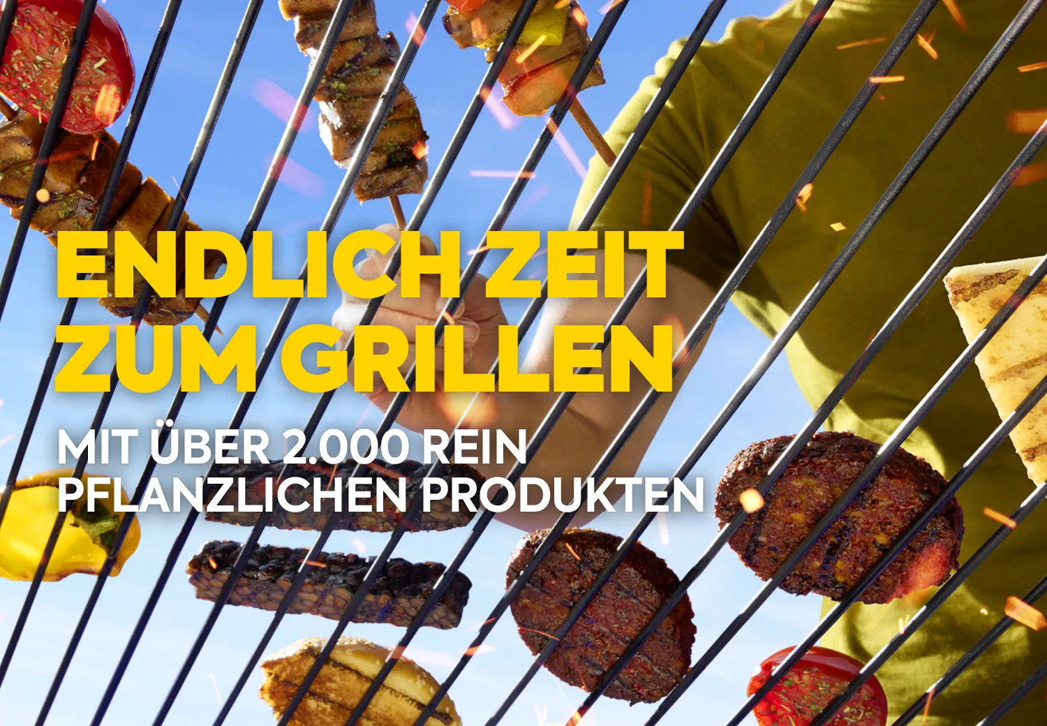 Endlich Zeit zum Grillen: Mit über 2.000 rein pflanzlichen Produkten