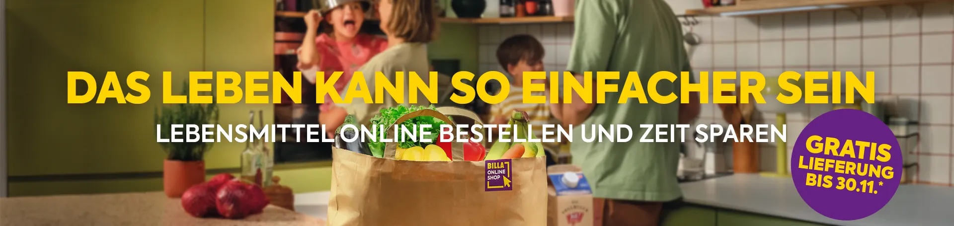 Das Leben kann so einfacher sein: Lebensmittel online bestellen und Zeit sparen (Gratis Lieferung bis 30.11.)