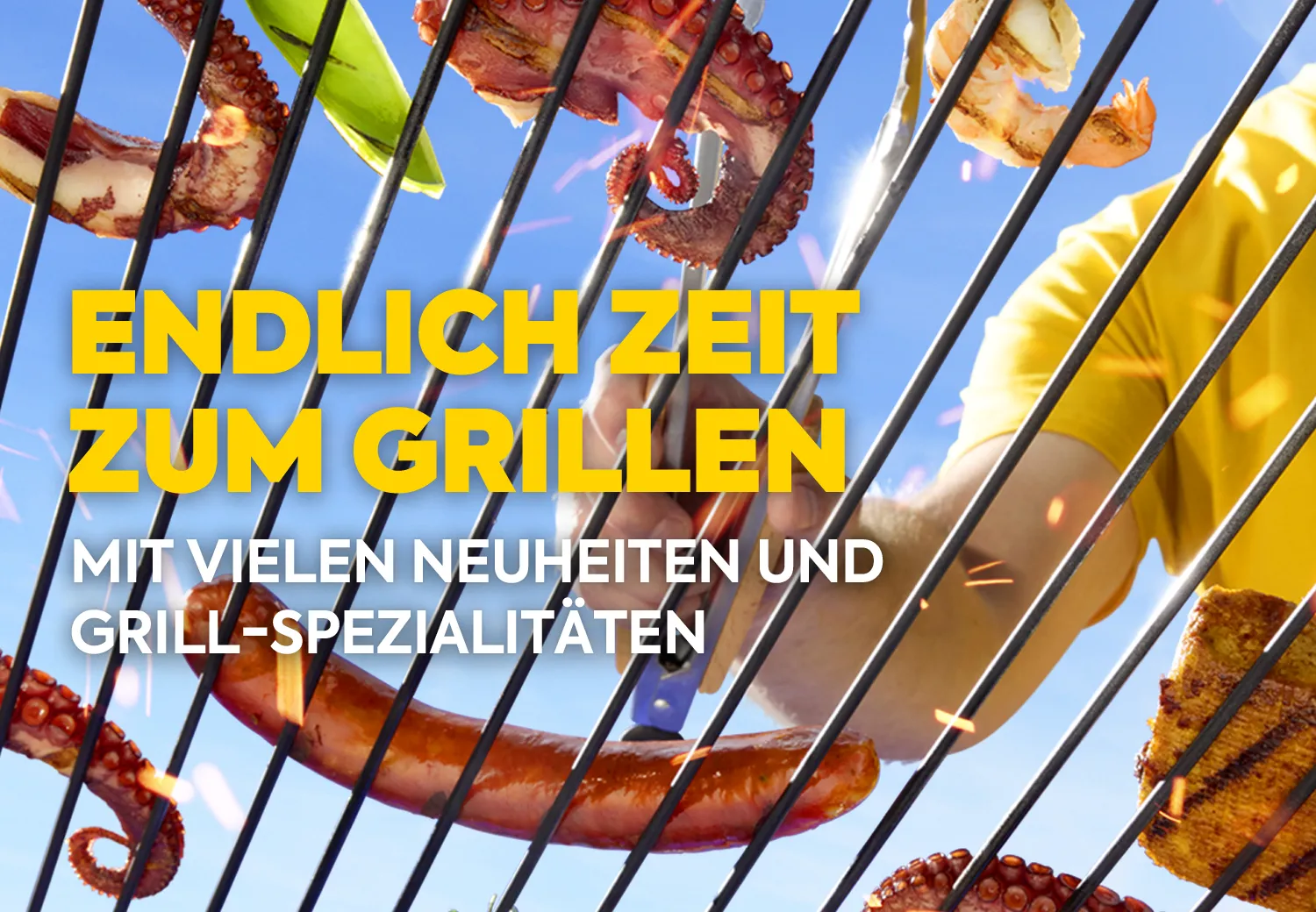 Endlich Zeit zum Grillen: Mit vielen Neuheiten und Grill-Spezialitäten